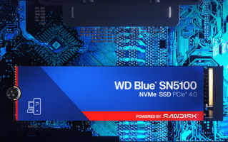 2199元 闪迪WD Blue SN5100 PCIe 4.0 SSD新增4TB版：原厂NAND ！