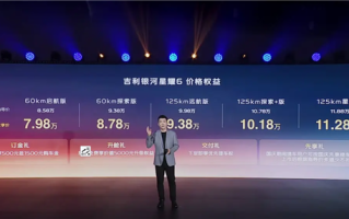 油耗2L级全球最低！吉利银河星耀6预售：7.98万起 !