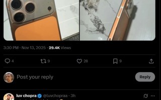 安卓看懵！网友称iPhone 17 Pro Max被湿巾擦掉漆：画面难以置信 ！