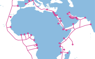 全球最长海缆2Africa东段正式开通！全长4.5万公里：连接三大洲30多国 !