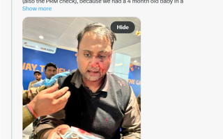 离谱！印度一机长机场安检时插队 争执后殴打乘客 !