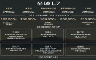 增程动力、车长超5米！别克全新豪华轿车至境L7上市：16.99万起 !