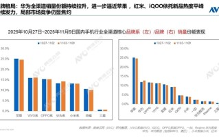 “双11”手机销量周榜出炉：苹果断层第一、华为第二 ！