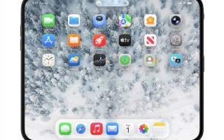 首款真全面屏iPhone！苹果折叠屏iPhone Fold渲染图出炉 ！