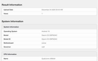 小米17 Ultra跑分现身：第五代骁龙8至尊版、12GB内存起步 ！