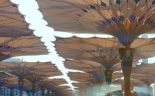 不只豪横的沙特有 深圳也有了！前海街头惊现巨型天幕伞：装有冷雾系统 能抗14级大风 !