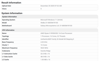 史上最强X3D CPU！9950X3D2首次曝光：双3D V-Cache、192MB缓存 ！