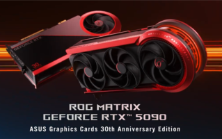 限量1000块！华硕ROG Matrix RTX 5090三十周年显卡发布：最高800W !