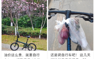 油价上涨网友改骑车上班了！往返30km 1个月省600元油钱 ！