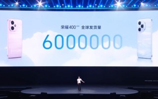 荣耀400全球发货量突破600万台 ！